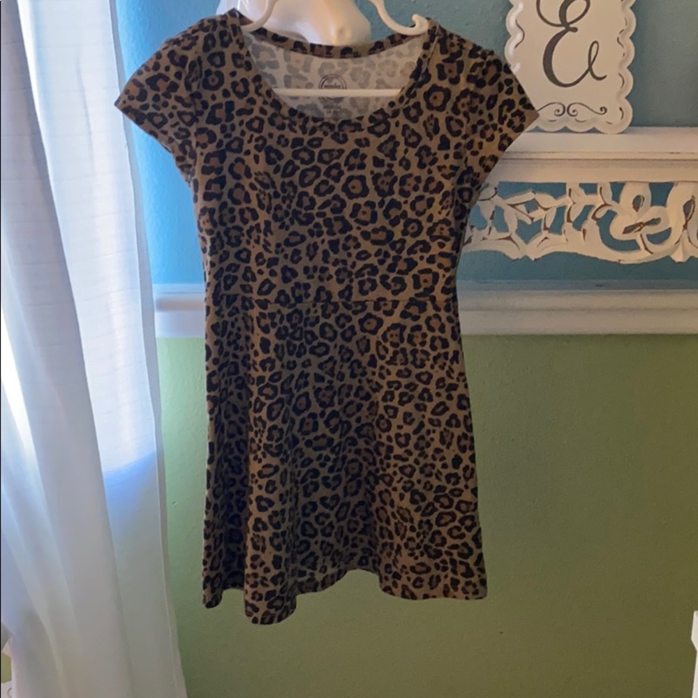 Toddler leopard dress